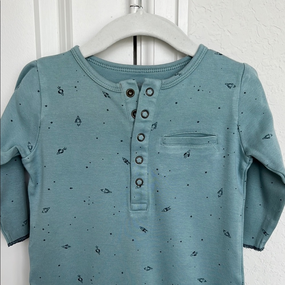 Pehr Blue Space-Themed one piece